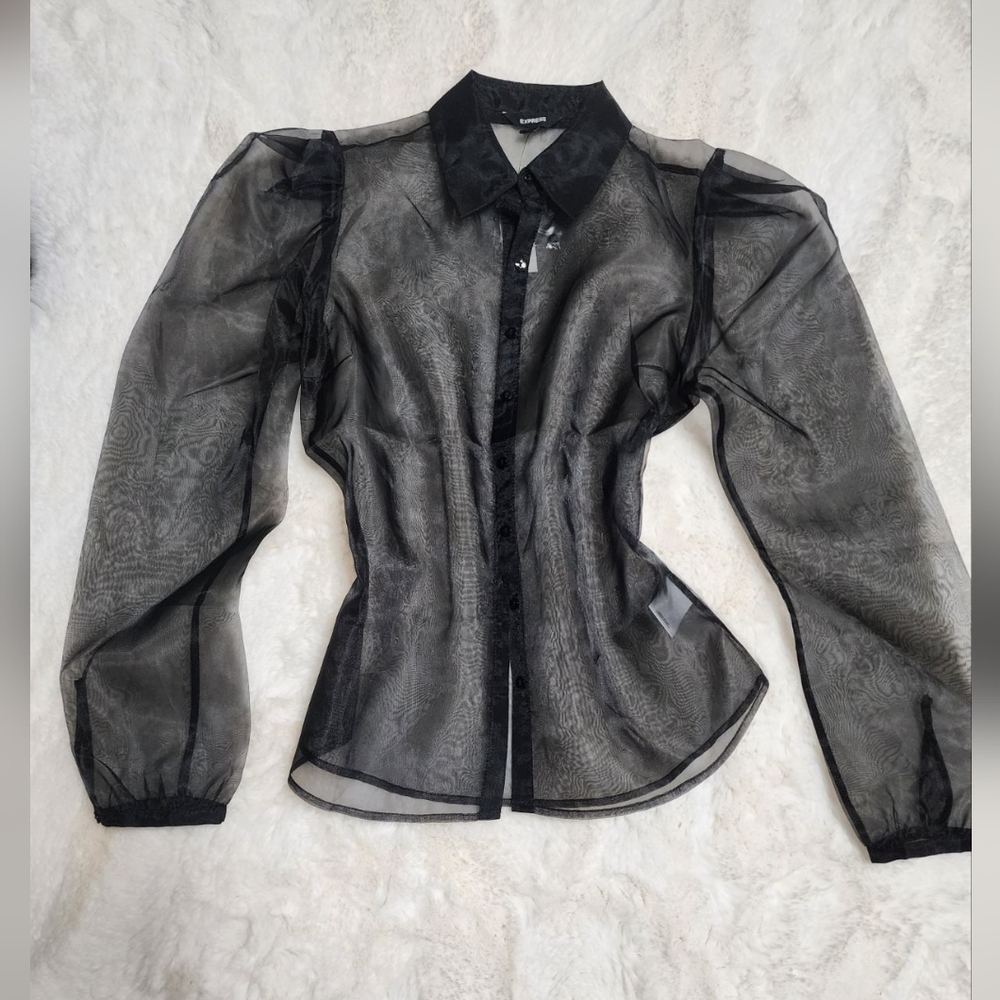 Organza button up Shirt